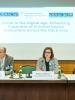 Representatives of the OSCE Secretariat, Slovak OSCE Chairmanship and the Austrian Federal Ministry of the Interior during the opening session of the conference, Vienna, 24 May 2019.   (BMI/ Gerd Pachauer)