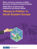 'Money in Politics' in South-Eastern Europe factsheet cover. (OSCE)