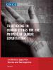 Cover of the Trafficking in human beings for the purpose of labour exploitation publication (OSCE)
