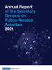 Cover for the 2021 Annual Report of the Secretary General on Police-Related Activities (OSCE)
