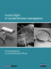 Front cover of "Human Rights in Counter-Terrorism Investigations: A Practical Manual for Law Enforcement Officers" (OSCE)