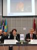 (l-r) OSCE Secreatary Lamberto Zannier, Ambassador Madina Jarbussynova, OSCE Special Representative and Co-ordinator for Combating Trafficking in Human Beings, Michael Linhart, Deputy Minister of Europe, Integration and Foreign Affairs and Michael Czerny, Under-Secretary at Migrants & Refugees Section at the 17th Alliance against Trafficking In Persons, Vienna, 3 April 2017. (OSCE/Micky Kroell)
