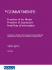 The commitments by OSCE participating States in the fields of freedom of the media, freedom of expression and the free flow of information.