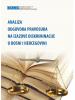 'Analiza odgovora pravosuđa na izazove diskriminacije u Bosni i Hercegovini', naslovnica (OSCE)