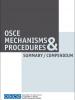Cover of OSCE Mechanisms & Procedures publication (OSCE)