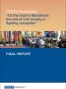 Cover of the OCEEA Roundtable  final report “On the road to Marrakesh: the role of civil society in fighting corruption” (OSCE)