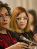 Hedy Fry, the OSCE Parliamentary Assembly’s Special Representative on Gender Issues, at a side event during the OSCE Parliamentary Assembly’s Winter Session, in Vienna, 25 February 2016 (OSCE/Victoria Segovia)