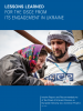 Cover of the report "Lessons learned for the OSCE from its engagement in Ukraine" (OSCE)