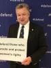 ODIHR Director Link supporting EU’s campaign: #idefend those who promote and protect women's rights, in Geneva, 5 March 2015 (OSCE/Julian Jakob)