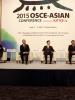 (L-r) Ambassador Vuk Žugić, OSCE Secretary General Lamberto Zannier, Swiss Foreign Minister Didier Burkhalter, Foreign Minister of the Republic of Korea Yun Byung-se, and the Deputy Prime Minister and Minister of Foreign Affairs of Thailand Tanasak Patimapragorn at the opening of the 2015 OSCE Asian Conference, Seoul, 1 June 2015.  (Foreign Ministry of the Republic of Korea)