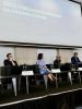 Panellists providing opening remarks at High-Level Conference on Climate Change, Vienna, 7 July (OSCE/Micky Kroell)