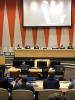 The OSCE High Commissioner on National Minorities (HCNM), Lamberto Zannier, speaks at the panel discussion on the role of regional organizations "Preventive diplomacy and the changing landscape of modern conflicts", hosted by the HCNM and the Italian Permanent Representation to the UN, 3 October 2018, New York.  (OSCE)