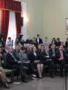 The Head of the OSCE Presence in Albania, Ambassador Eugen Wollfarth addresses high representatives of the diplomatic corps and Members of Parliament participating at an event marking the 15th anniversary of the establishment of the OSCE Presence, Tirana, 27 March 2012.  (OSCE/Joana Karapataqi)