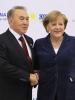 Angela Merkel, Federal Chancellor of Germany, is greeted by Kazakhstan’s President Nursultan Nazarbayev at the opening of the OSCE Summit in Astana, 1 December 2010. (OSCE/Vladimir Trofimchuk)