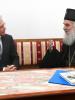 OSCE High Commissioner on National Minorities Knut Vollebaek (l) meets Patriarch Irinej of the Serbian Orthodox Church, Belgrade, 20 March 2012. (OSCE/Milan Obradovic)