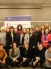 Women human rights activists from Bosnia and Herzegovina and Ukraine, and OSCE gender team, Vienna, February 2023. (OSCE/Silvia Race)