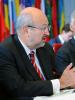 (l-r) OSCE Secretary General Lamberto Zannier and Secretary General of the Austrian Federal Ministry for Europe, Integration and Foreign Affairs Michael Linhart at the OSCE Mediterranean Conference in Vienna, 5 October 2016.  (OSCE/Micky Kroell)