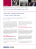 Front cover of the factsheet on ODIHR and Judicial Independence: The Kyiv Recommendations (OSCE)