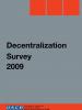 Thumbnail cover for the publication on decentralization survey, 2009. (OSCE)