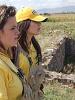 Marigona Ademi and Jehona Ferati took part in an OSCE-supported multi-ethnic archaeological youth camp, which aimed to help 50 Albanian, Roma and Serb students learn about their common past, 23 September 2006. (OSCE)