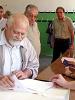 Voters in Sofia, Bulgaria's capital, cast their ballots in parliamentary elections on 25 June 2005. (OSCE)