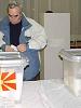 Voters in Skopje cast four different ballots during the first round of municipal elections in the former Yugoslav Republic of Macedonia, 13 March 2005. (OSCE)