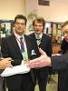 ODIHR Director Janez Lenarcic (second left) visits a polling station during the 28 September 2008 parliamentary elections in Belarus. (OSCE/Jens Eschenbaecher)