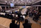 Participants at the opening session of the 2025 Warsaw Human Dimension Conference, Warsaw, 6 October 2025. (OSCE/Piotr Dziubak)
