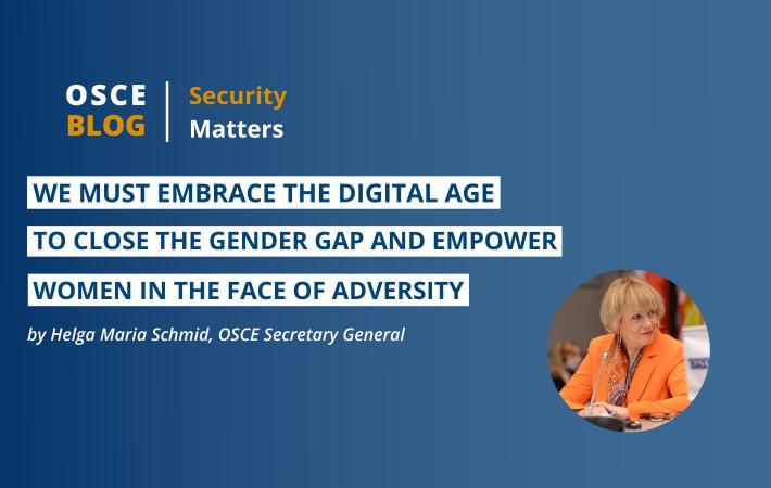 For International Women’s Day, Helga Maria Schmid expresses solidarity with women facing adversity in recent months and reflects on the OSCE’s work around this year’s theme on the digital age and its impact on the lives of women and girls.