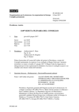Giornale della 1149a Seduta plenaria del Consiglio permanente
