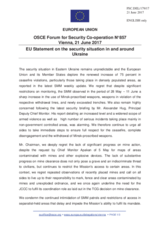 Statement by the Maltese EU Presidency on the situation in and around Ukraine