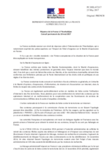 Réponse de la France à l’Azerbaïdjan