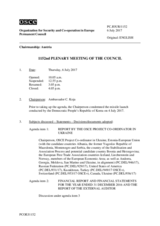 Journal of the 1152nd Plenary Meeting of the Permanent Council