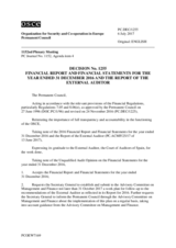 Permanent Council Decision No. 1255