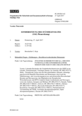 Journal der 1142. Sondersitzung des Ständigen Rates