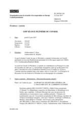 Journal de la 1150ème séance plénière du Conseil