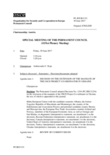 Journal of the 1151st Special Plenary Meeting of the Permanent Council