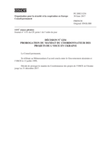 Décision No 1254 du Conseil permanent