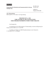 Beschluss Nr. 1254 des Ständigen Rates