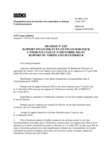 Décision No 1255 du Conseil permanent