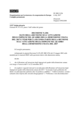 Decisione N.1256 del Consiglio permanente