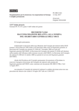 Decisione N.1261 del Consiglio permanente