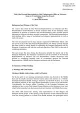 Report on the visit of the Personal Representatives of the Chairperson-in-Office on tolerance and non-discrimination issues to EU institutions located in Brussels, 1-2 June 2010