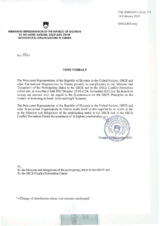 Response by the Delegation of Slovenia to the Small Arms and Light Weapons Questionnaire