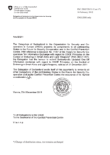 Response by the Delegation of Switzerland to the Small Arms and Light Weapons Questionnaire