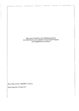 Response by the Delegation of Cyprus to the Small Arms and Light Weapons Questionnaire