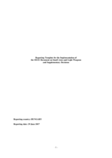 Response by the Delegation of Hungary to the Small Arms and Light Weapons Questionnaire