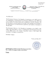 Response by the Delegation of Azerbaijan to the Questionnaire on Anti-Personnel Mines and Explosive Remnants of War Response by the Delegation of Azerbaijan to the Questionnaire on Anti-Personnel Mines and Explosive Remnants of War