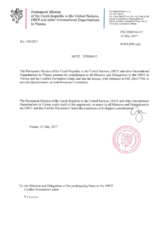 Response by the Delegation of the Czech Republic to the Questionnaire on Anti-Personnel Mines and Explosive Remnants of War Response by the Delegation of the Czech Republic to the Questionnaire on Anti-Personnel Mines and Explosive Remnants of War