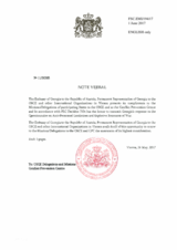 Response by the Delegation of Georgia to the Questionnaire on Anti-Personnel Mines and Explosive Remnants of War Response by the Delegation of Georgia to the Questionnaire on Anti-Personnel Mines and Explosive Remnants of War